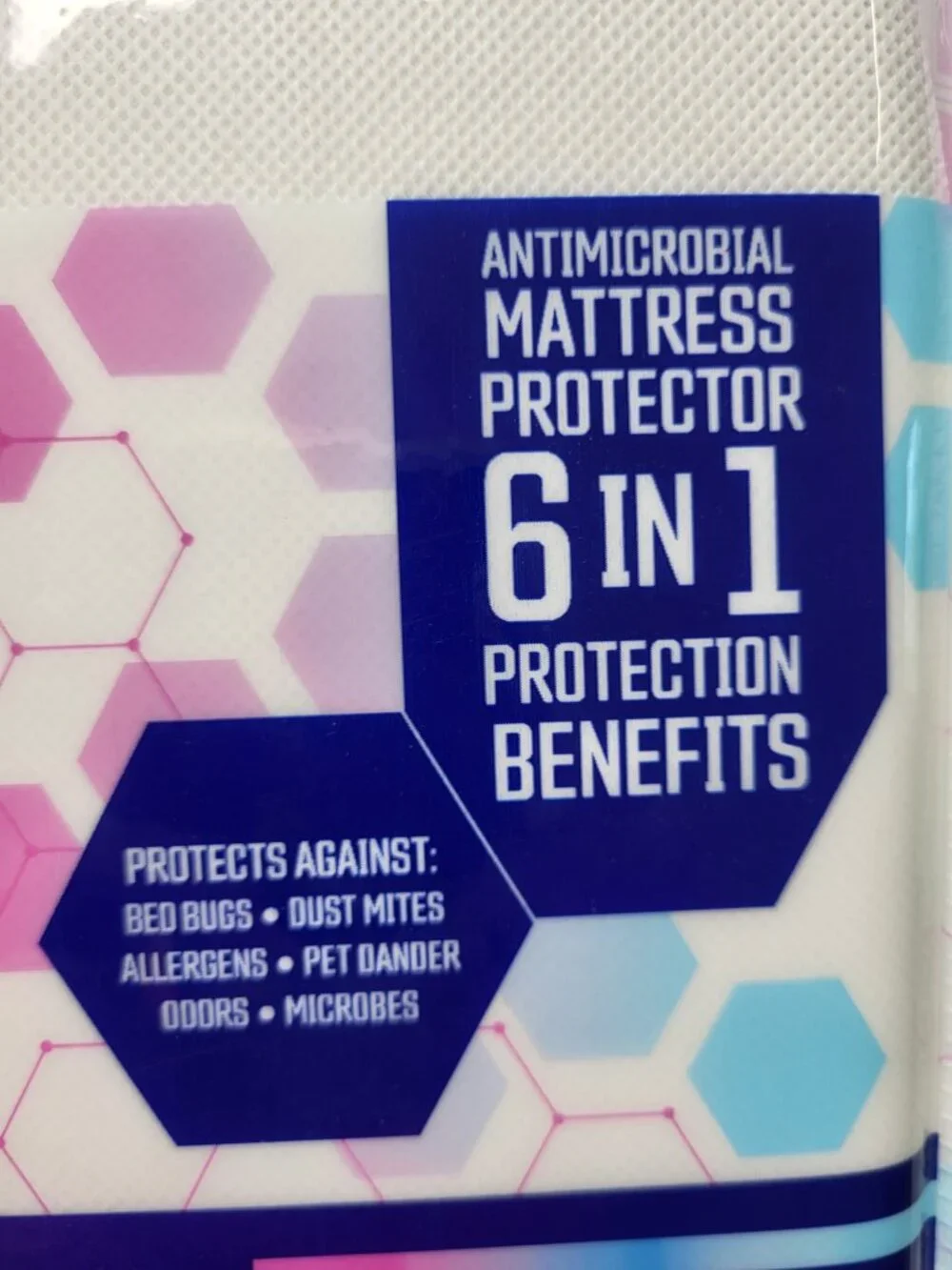 Comfort Lab Queen Antimicrobial Bed Bug Mattress Protector NWT